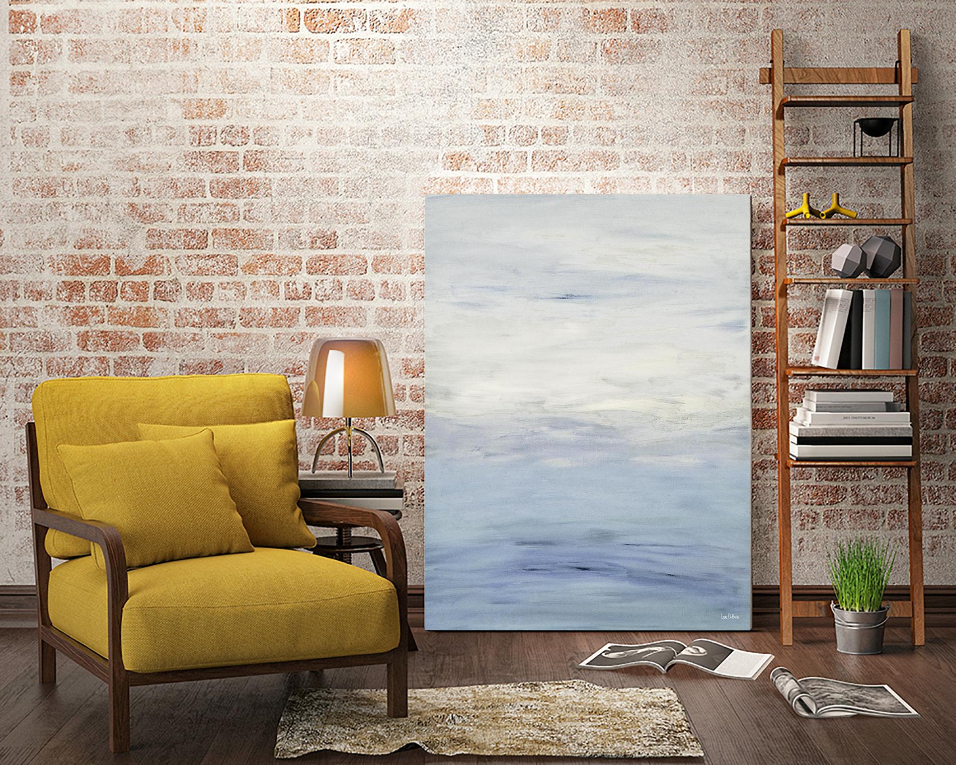 Infinity – Light - 3 by Lori Dubois on GIANT ART - blue abstract pastel