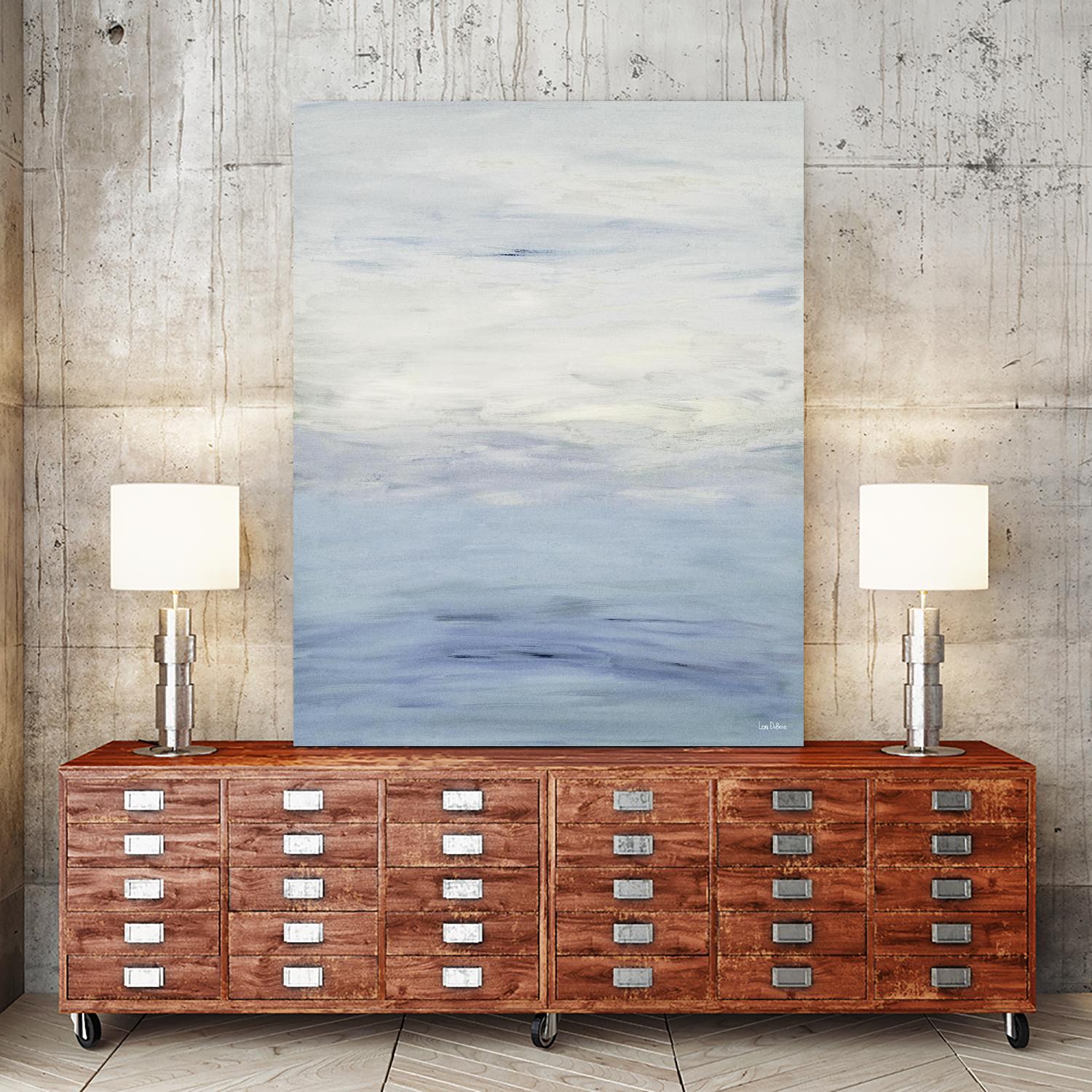 Infinity – Light - 3 by Lori Dubois on GIANT ART - blue abstract pastel