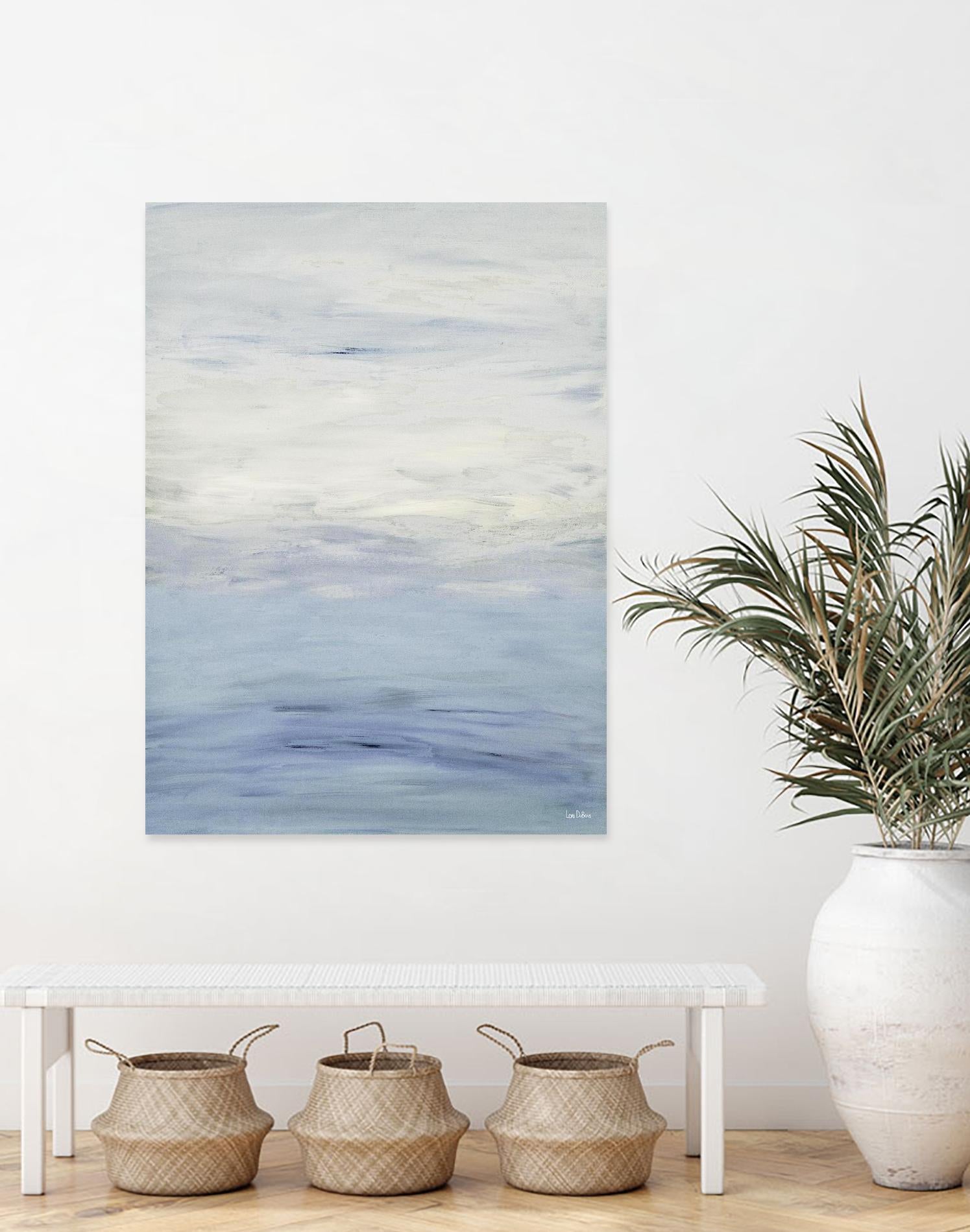 Infinity – Light - 3 by Lori Dubois on GIANT ART - blue abstract pastel