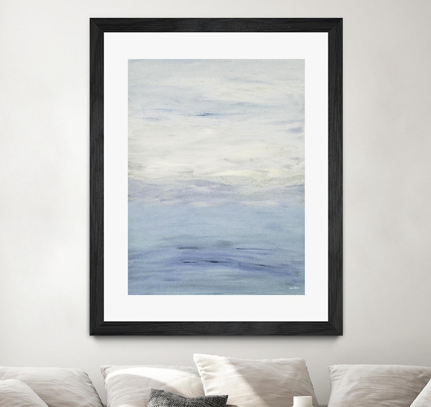 Infinity – Light - 3 by Lori Dubois on GIANT ART - blue abstract pastel