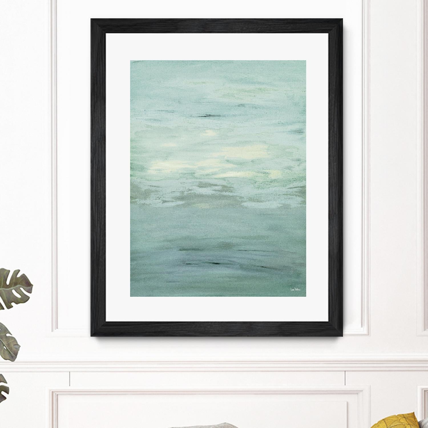 Infinity – Dusk - 4 by Lori Dubois on GIANT ART - green abstract pastel