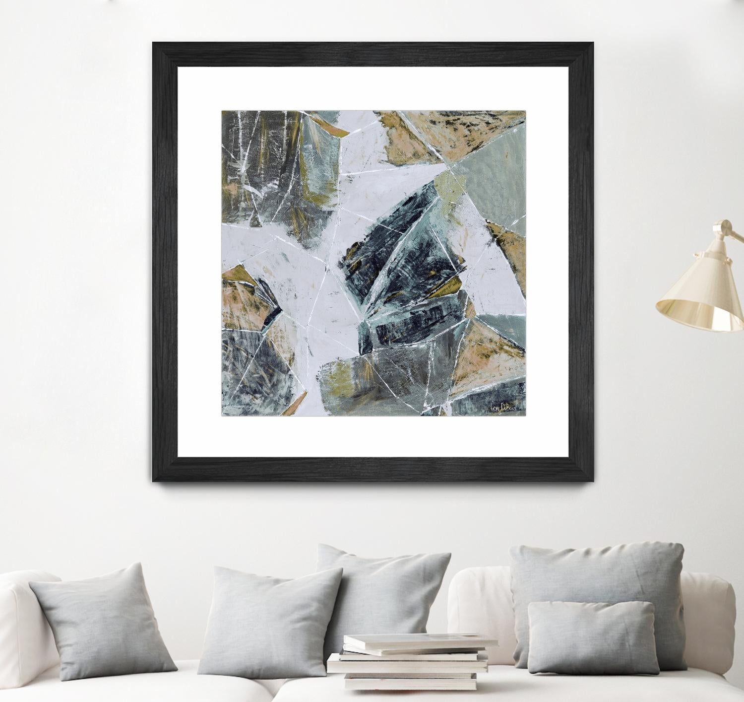 Tiger's Eye - Light -1 by Lori Dubois on GIANT ART - beige abstract