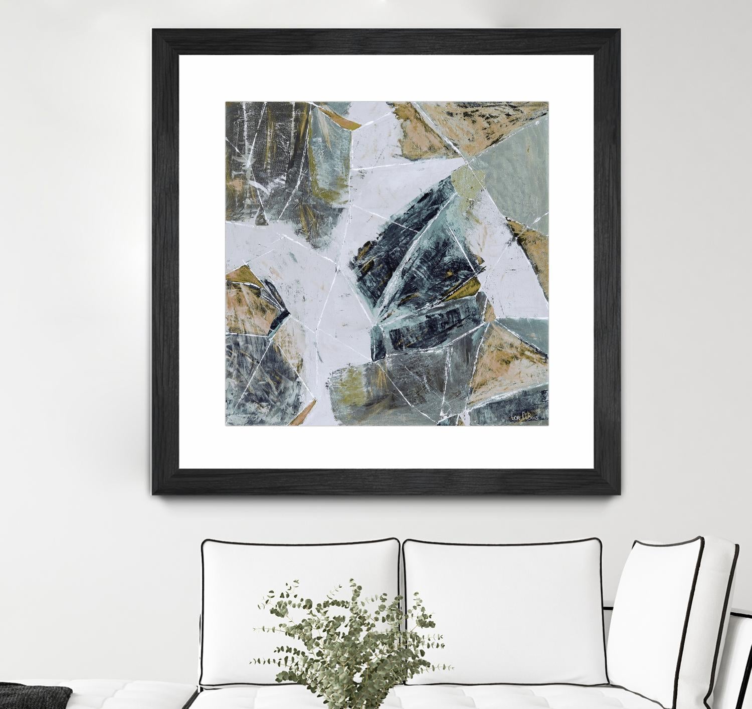 Tiger's Eye - Light -1 by Lori Dubois on GIANT ART - beige abstract