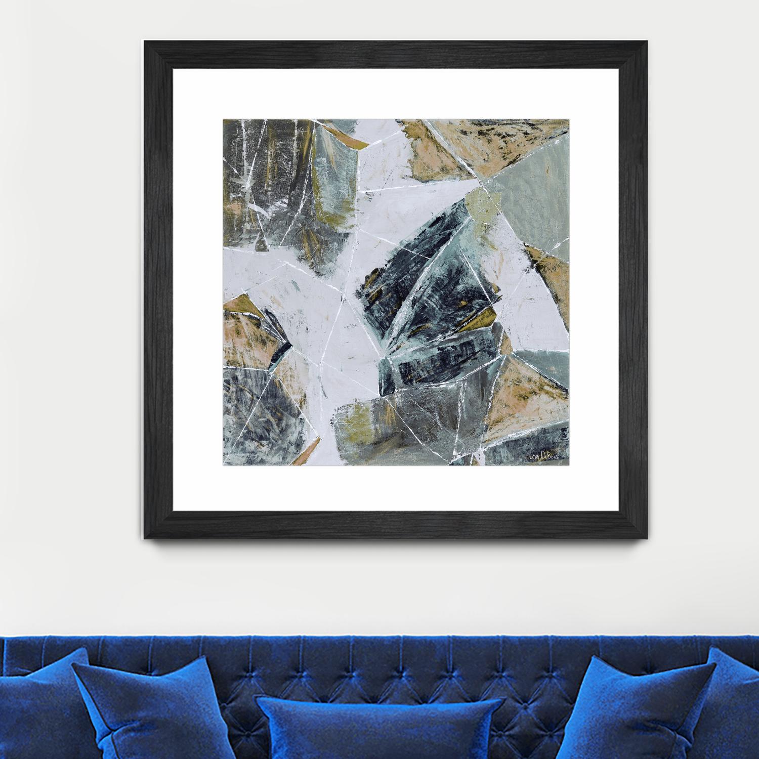 Tiger's Eye - Light -1 by Lori Dubois on GIANT ART - beige abstract