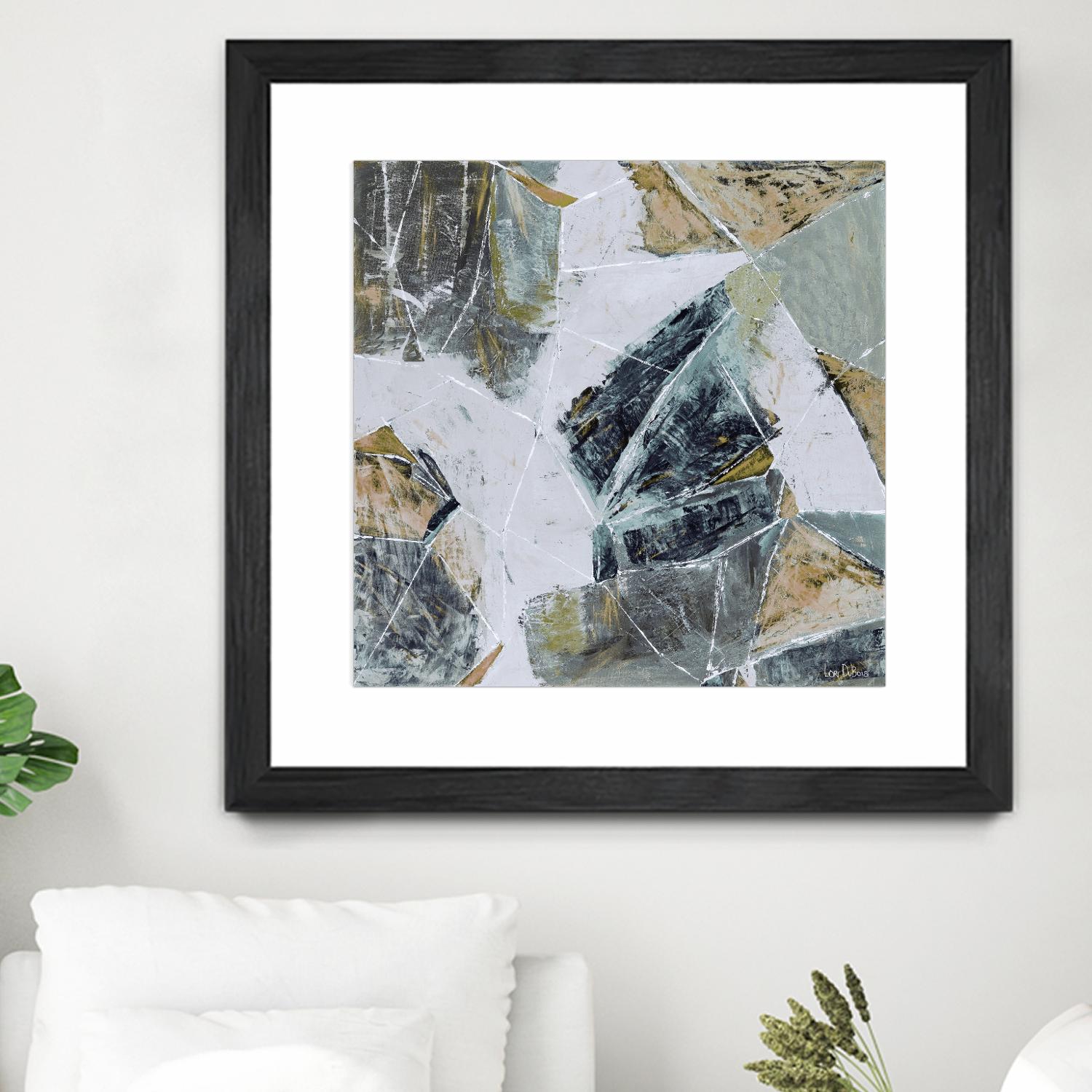 Tiger's Eye - Light -1 by Lori Dubois on GIANT ART - beige abstract