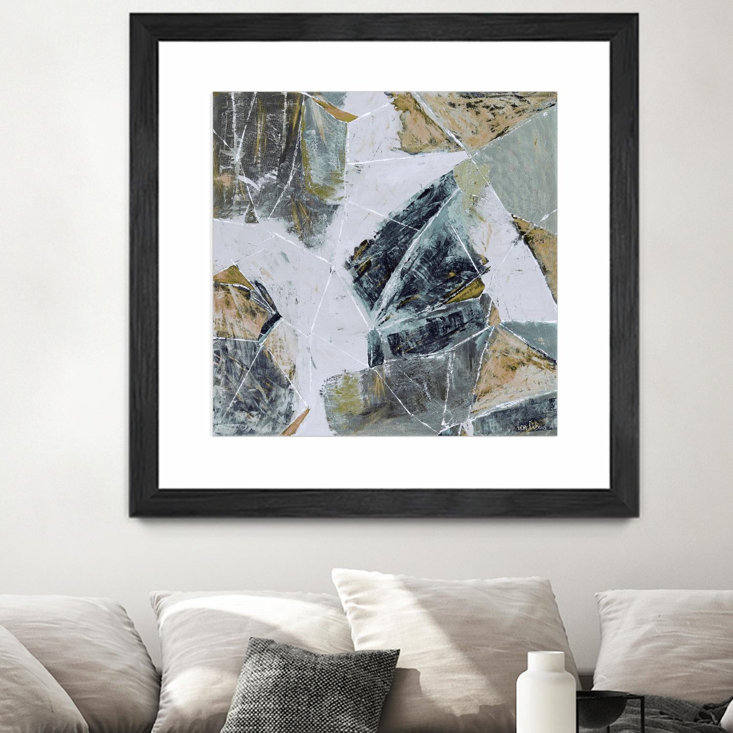 Tiger's Eye - Light -1 by Lori Dubois on GIANT ART - beige abstract