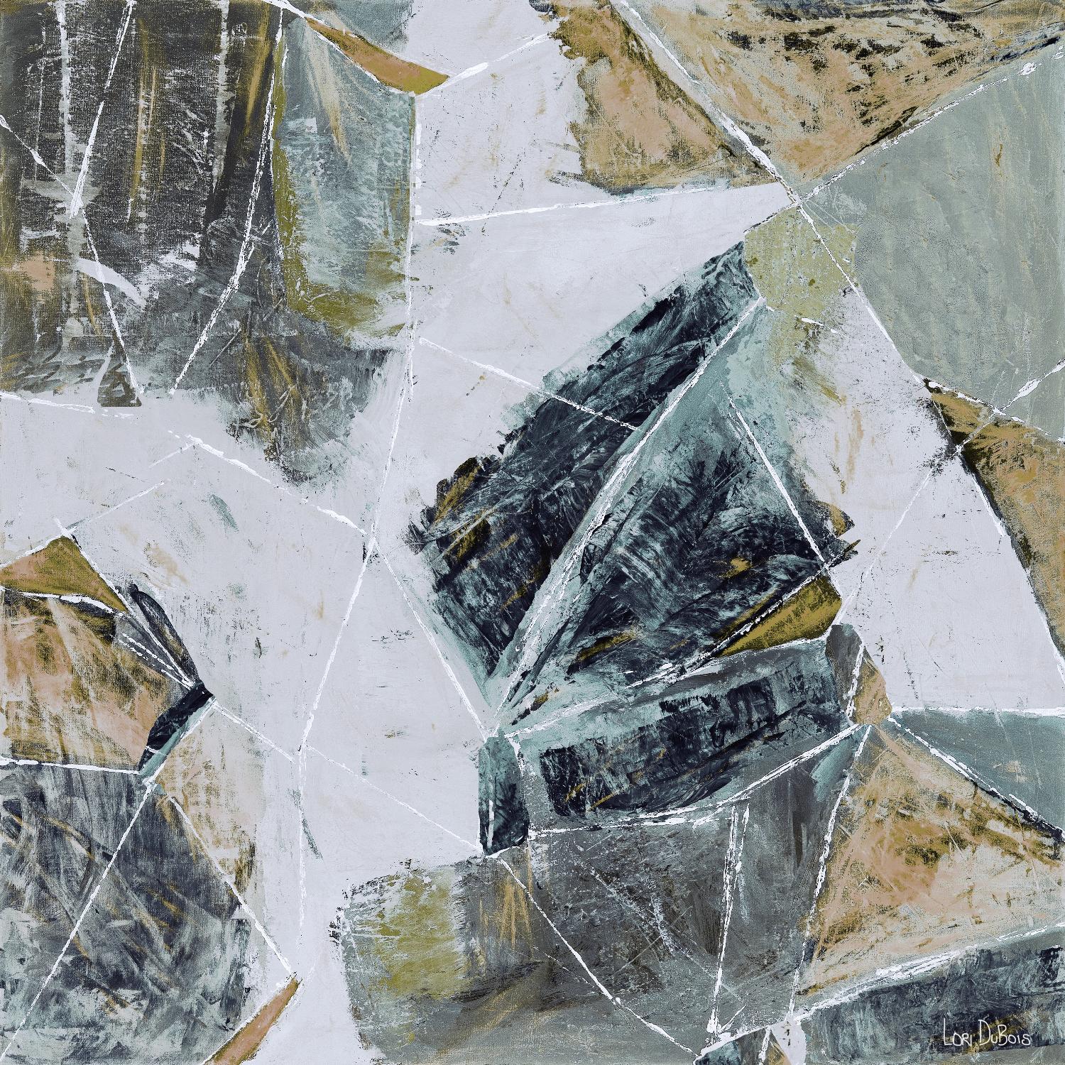 Tiger's Eye - Light -1 by Lori Dubois on GIANT ART - beige abstract