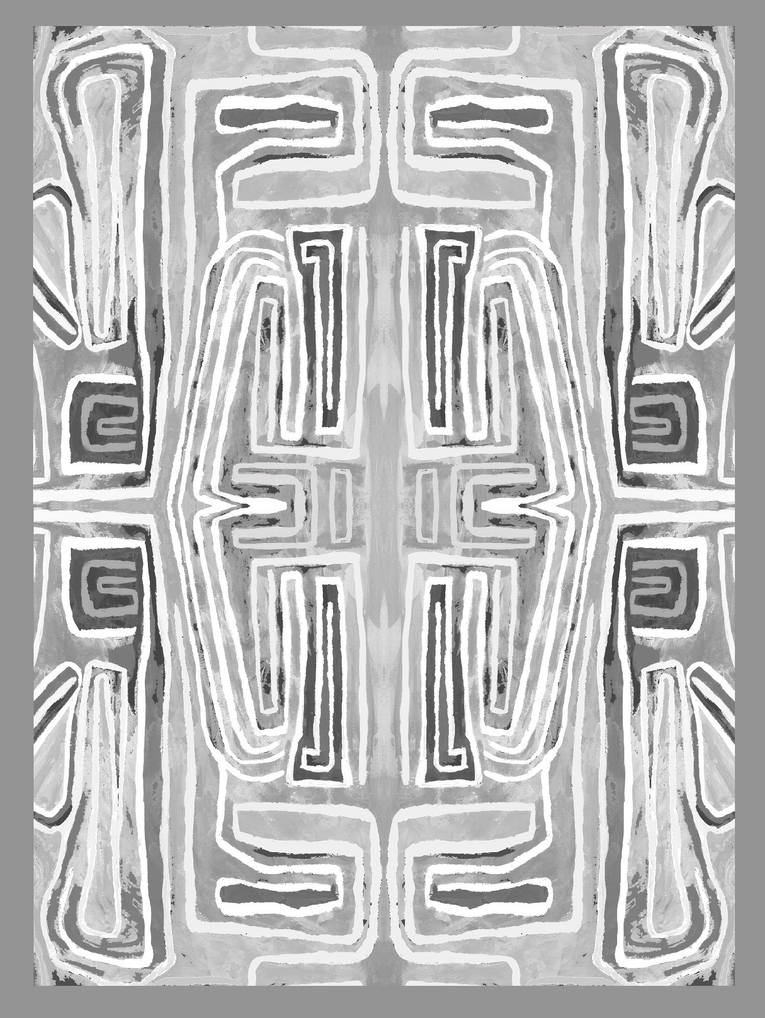 Dynasty-II by Lori Dubois on GIANT ART - white linear gray border