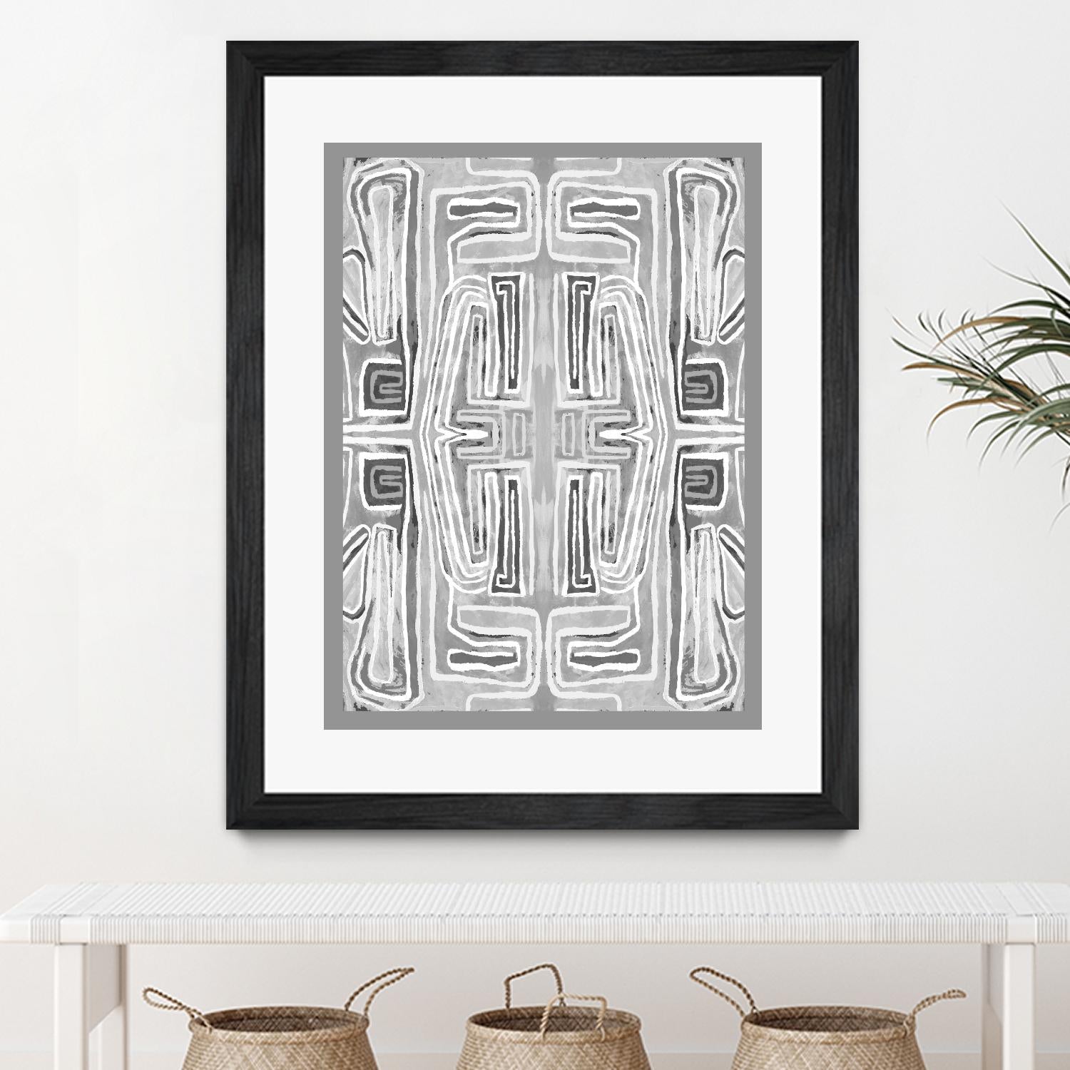 Dynasty-II by Lori Dubois on GIANT ART - white black & white gray border