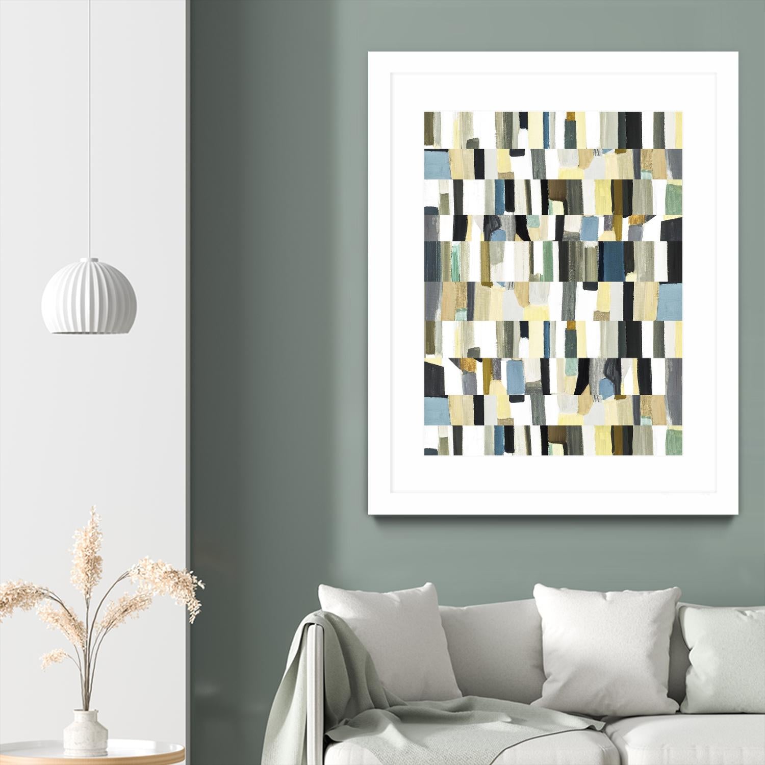 Logic-II by Lori Dubois on GIANT ART - beige patterns tan