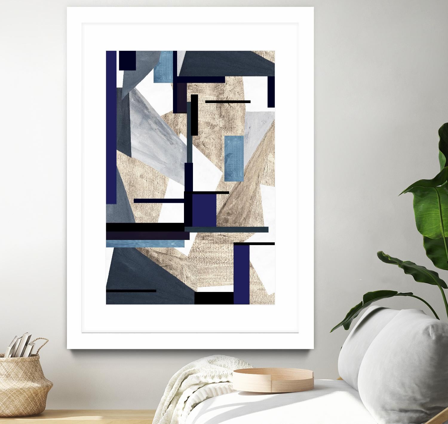 InTheKnow by Lori Dubois on GIANT ART - beige abstract grays