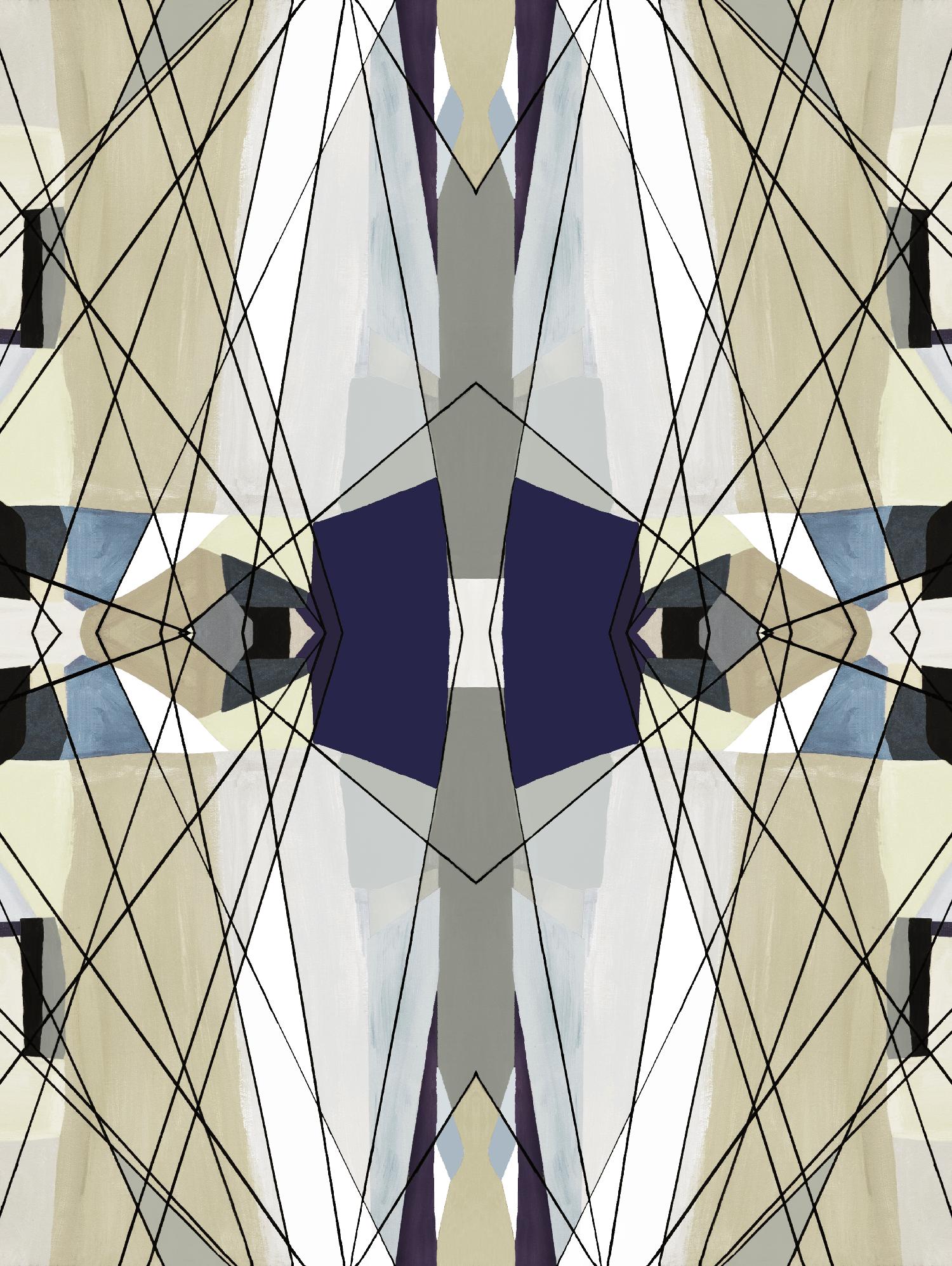 Nuance-IV by Lori Dubois on GIANT ART - beige linear beige