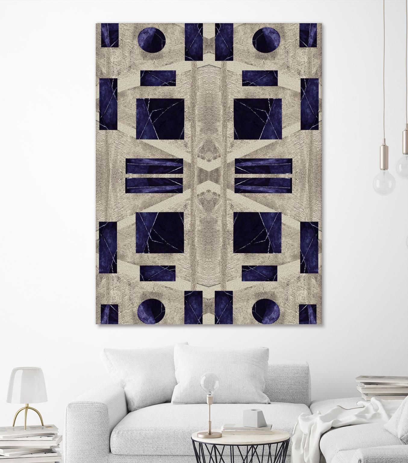 MeasureOfTime by Lori Dubois on GIANT ART - beige shapes geometric shapes