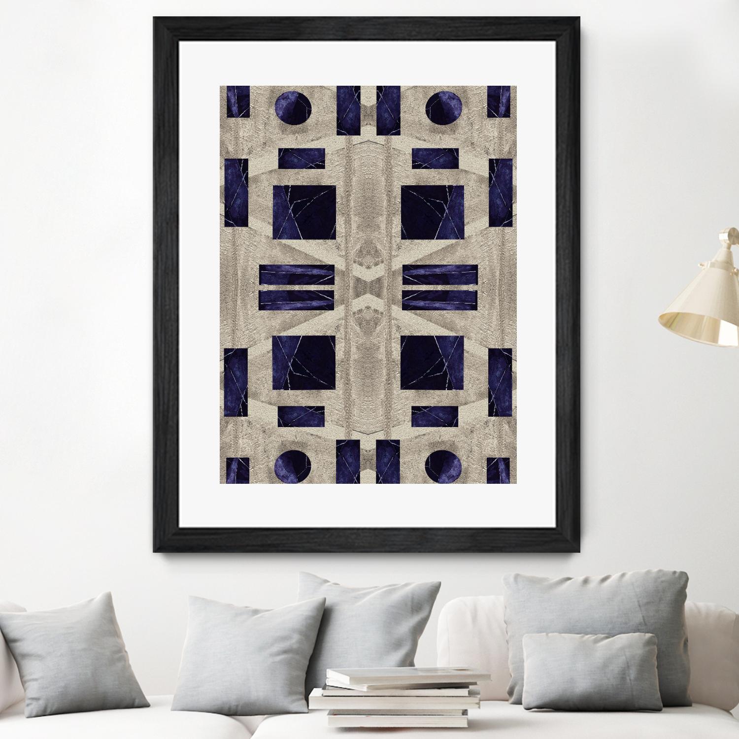 MeasureOfTime by Lori Dubois on GIANT ART - beige shapes geometric shapes