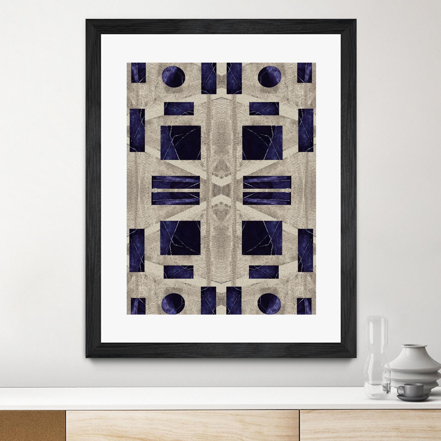 MeasureOfTime by Lori Dubois on GIANT ART - beige shapes geometric shapes