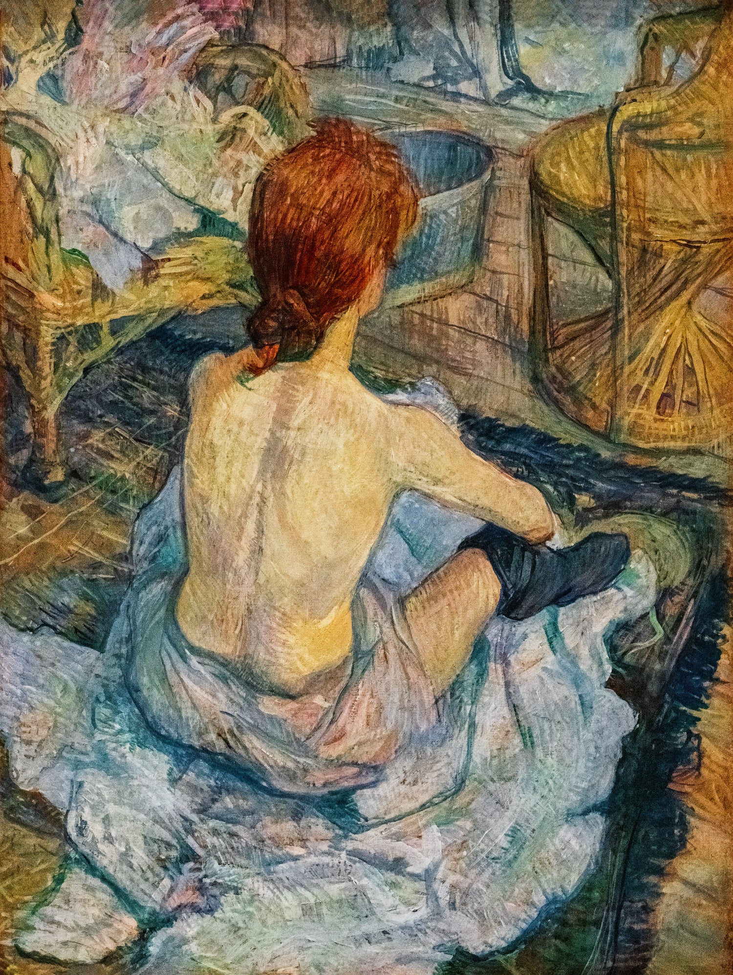 (La Toilette) - 1889 by Henri de Toulouse Lautrec on GIANT ART