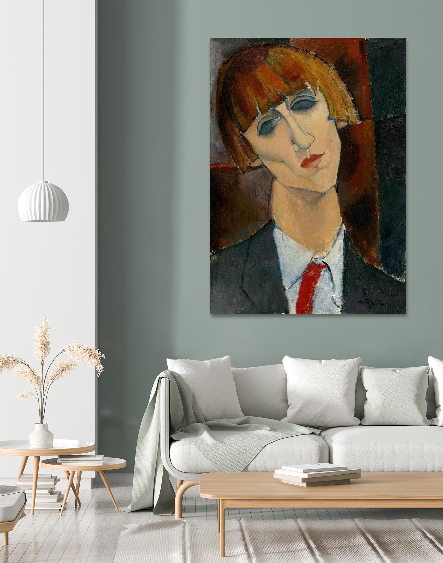 Madame Kisling, 1917 by Amedeo Modigliani on GIANT ART - beige museums modigliani