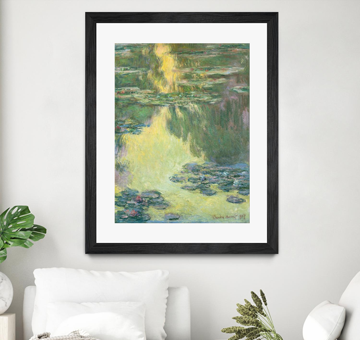 Waterlilies,1907 by Claude Monet on GIANT ART - museums flowers