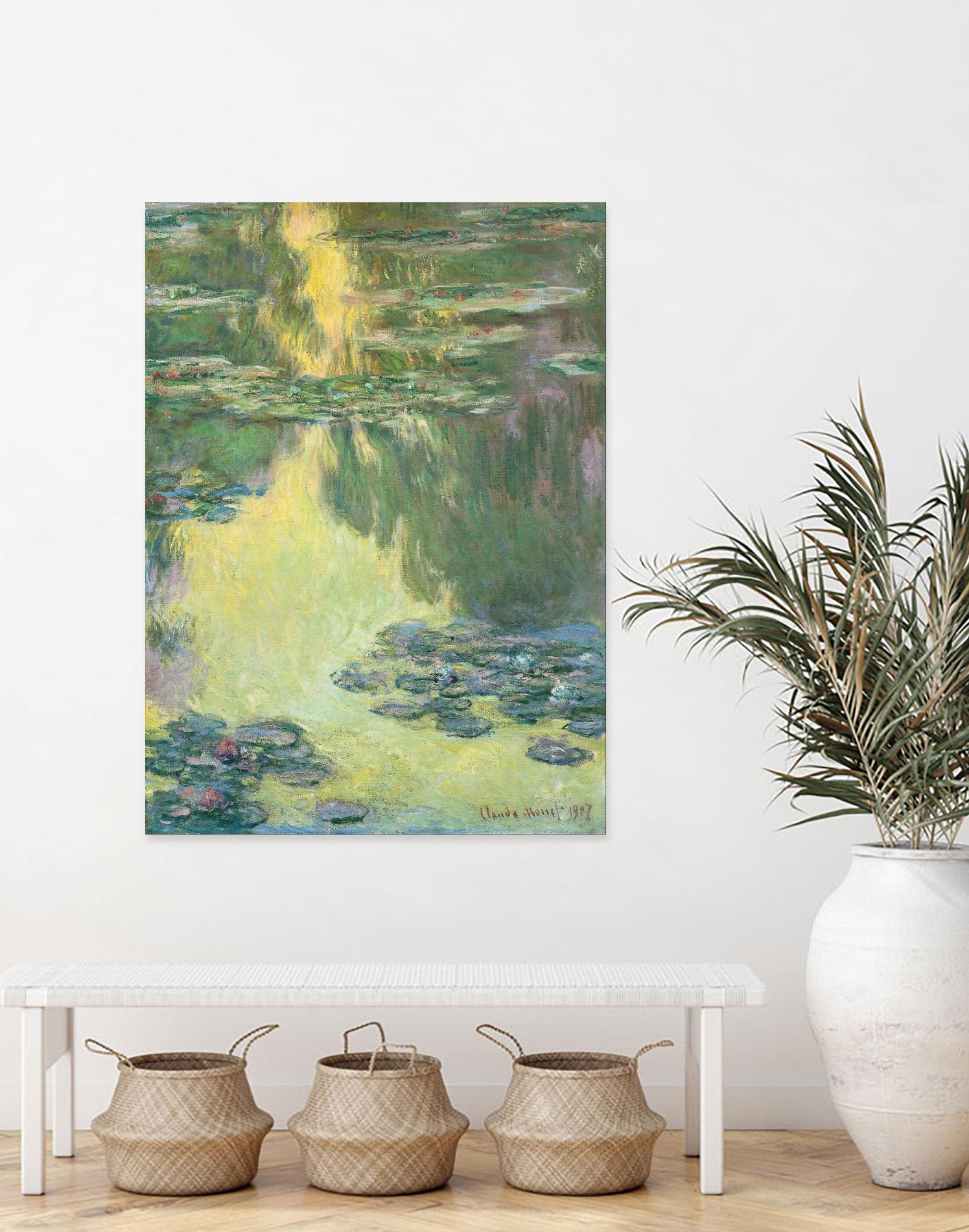 Waterlilies,1907 by Claude Monet on GIANT ART - museums flowers