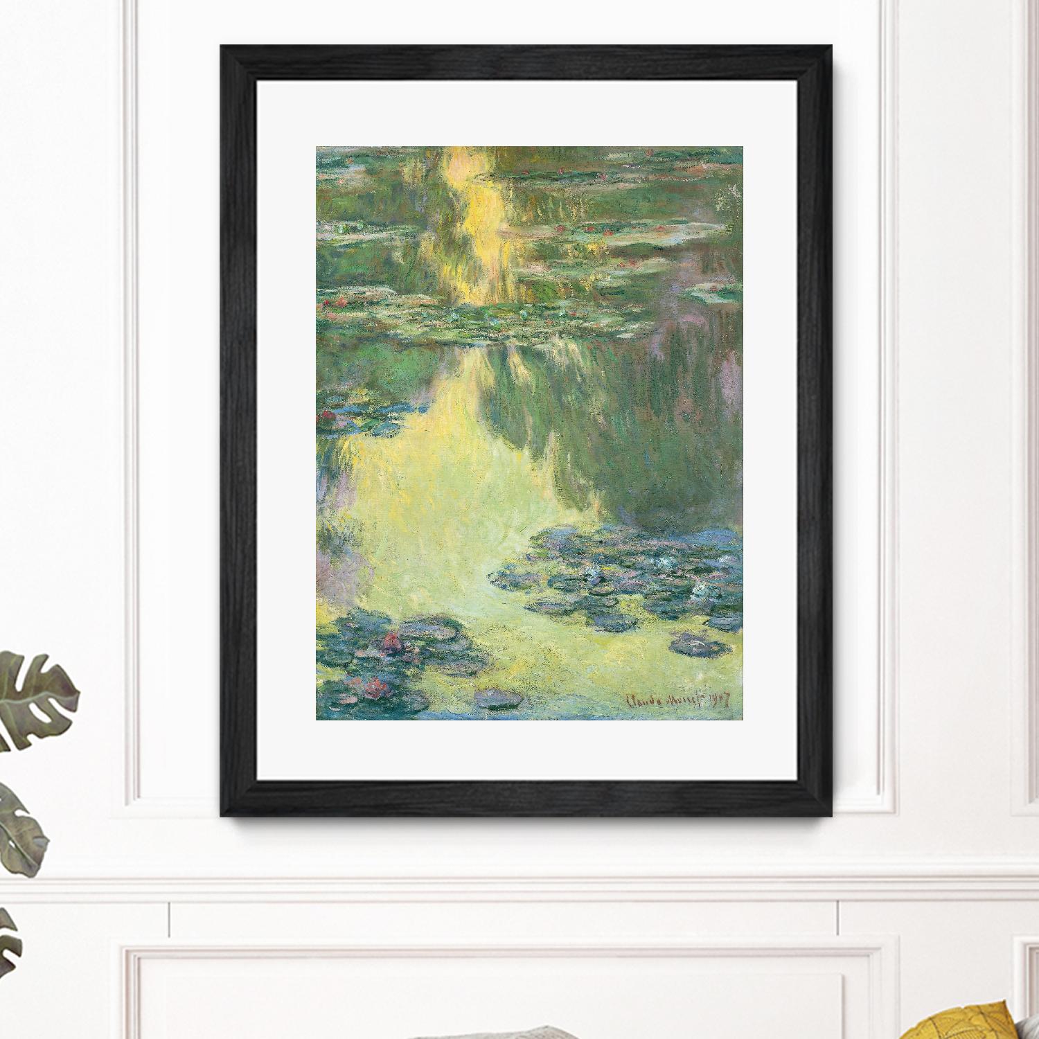 Waterlilies,1907 by Claude Monet on GIANT ART - museums flowers