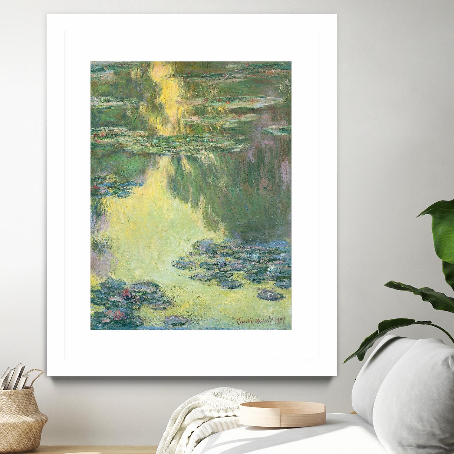 Waterlilies,1907 by Claude Monet on GIANT ART - museums flowers