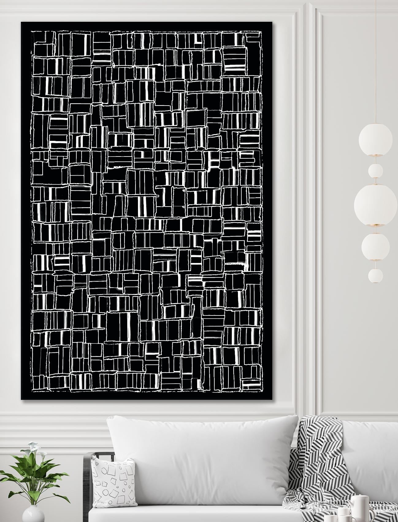 NEON NOIR by Celine Cimon on GIANT ART - black abstract canadian