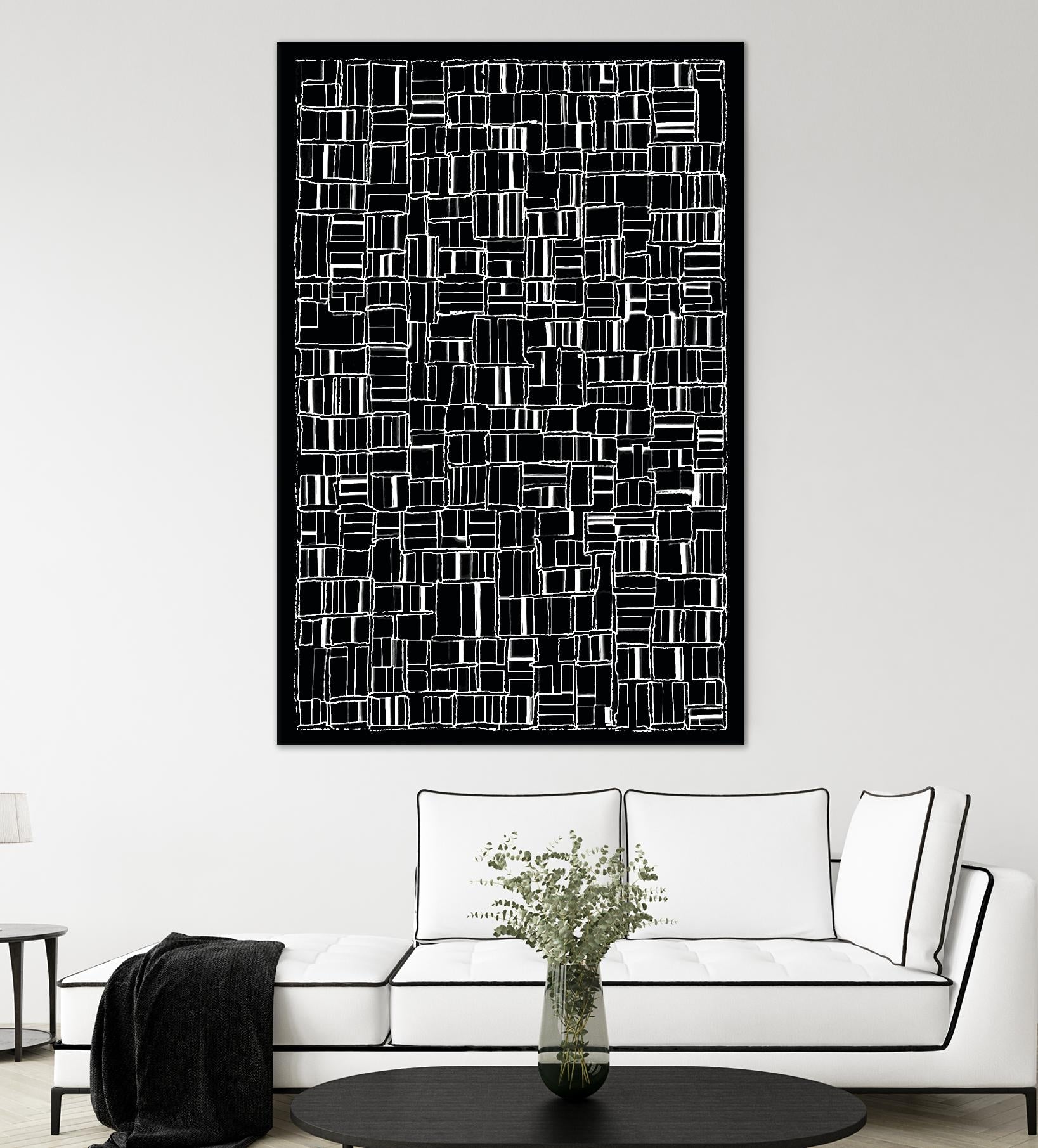 NEON NOIR by Celine Cimon on GIANT ART - black abstract canadian