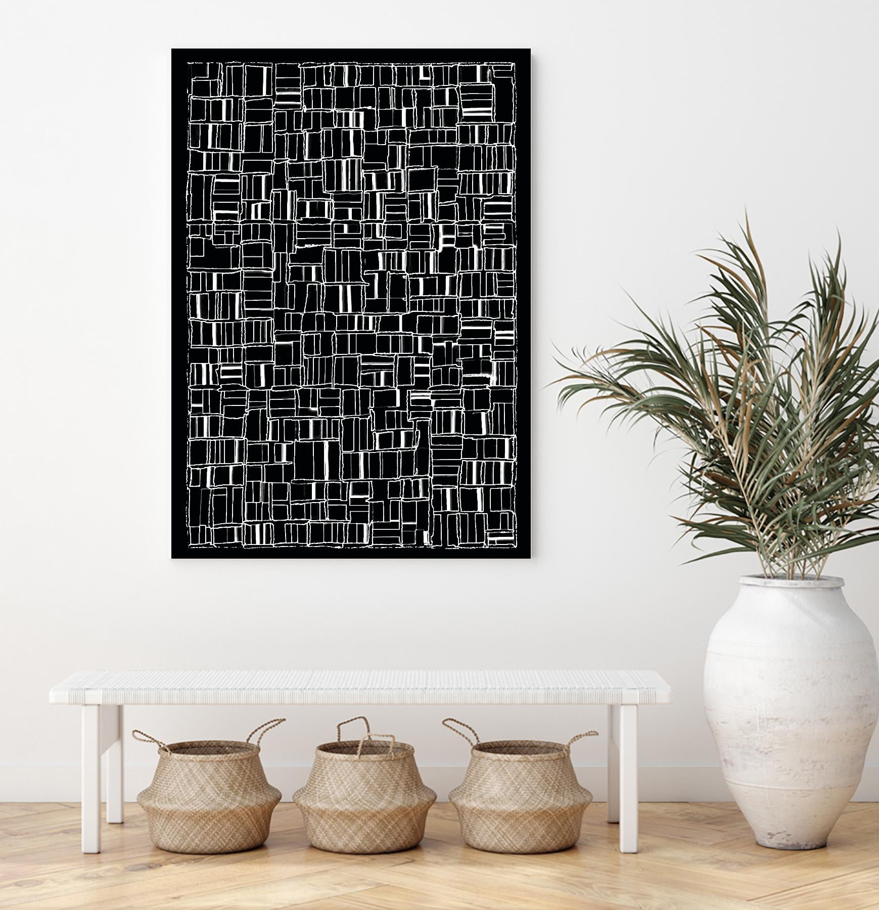 NEON NOIR by Celine Cimon on GIANT ART - black abstract canadian