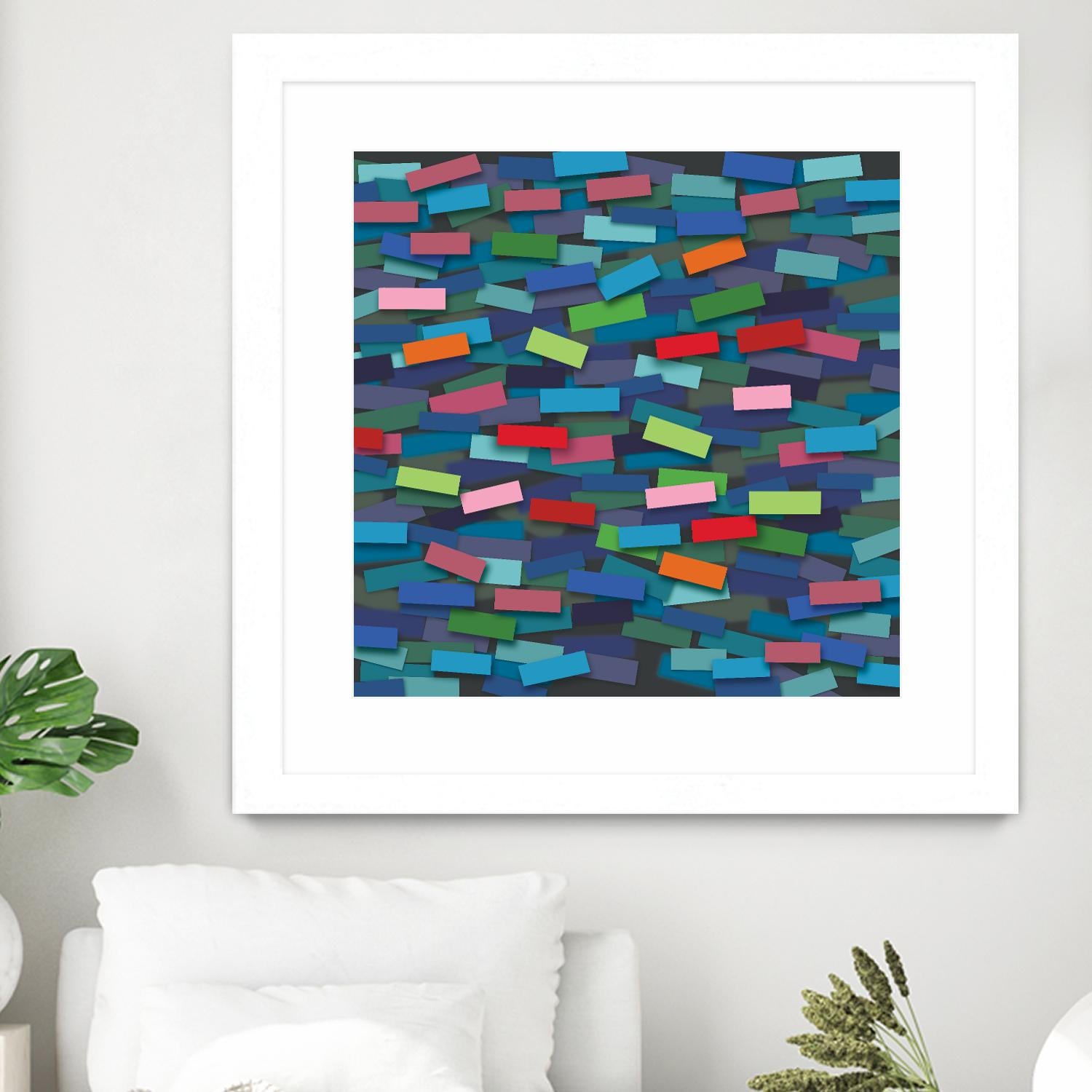 OCEAN- bleu by Celine Cimon on GIANT ART - blue abstract canadian