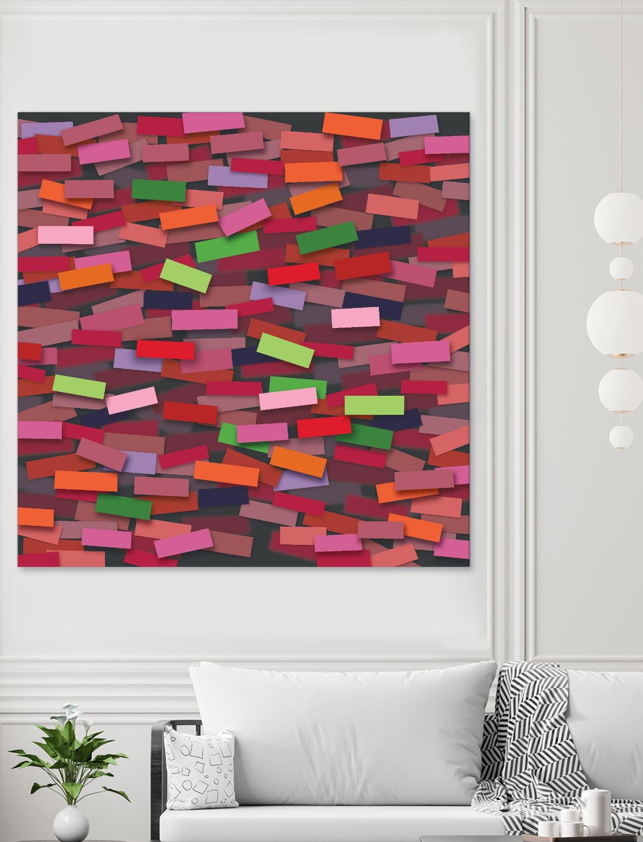 OCEAN- rouge by Celine Cimon on GIANT ART - red abstract canadian artist