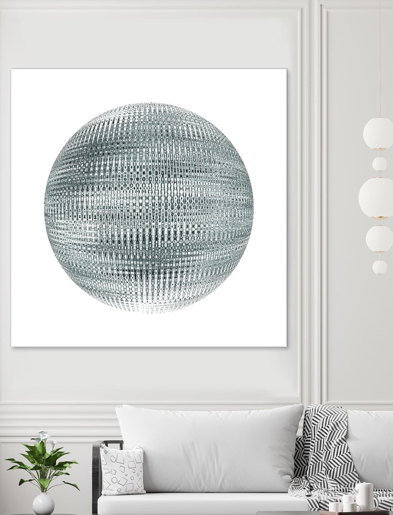 ORB - fond blanc by Celine Cimon on GIANT ART - white abstract canadian artist