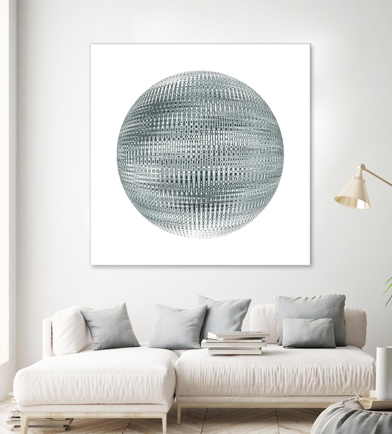 ORB - fond blanc by Celine Cimon on GIANT ART - white abstract canadian artist
