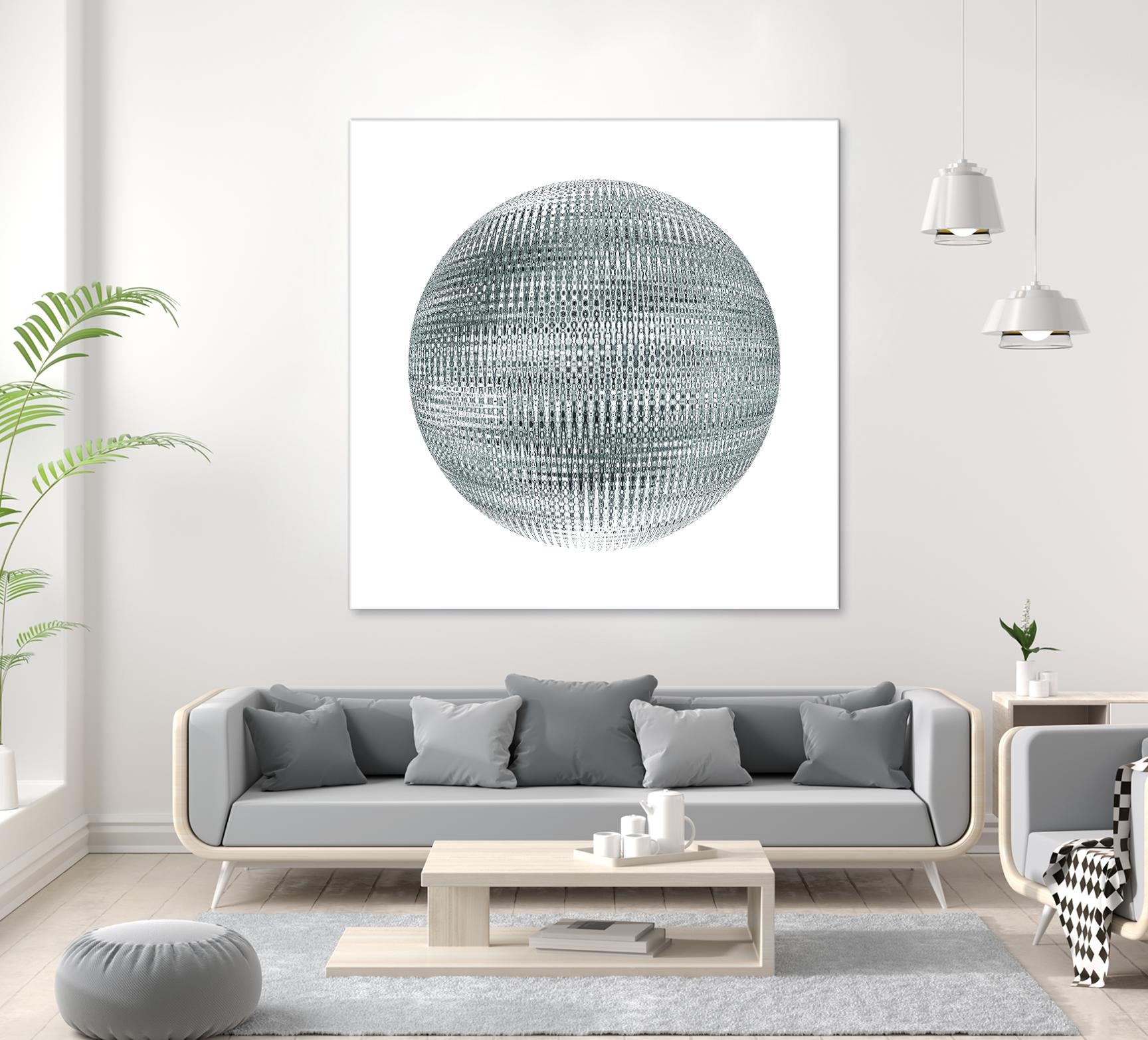 ORB - fond blanc by Celine Cimon on GIANT ART - white abstract canadian artist