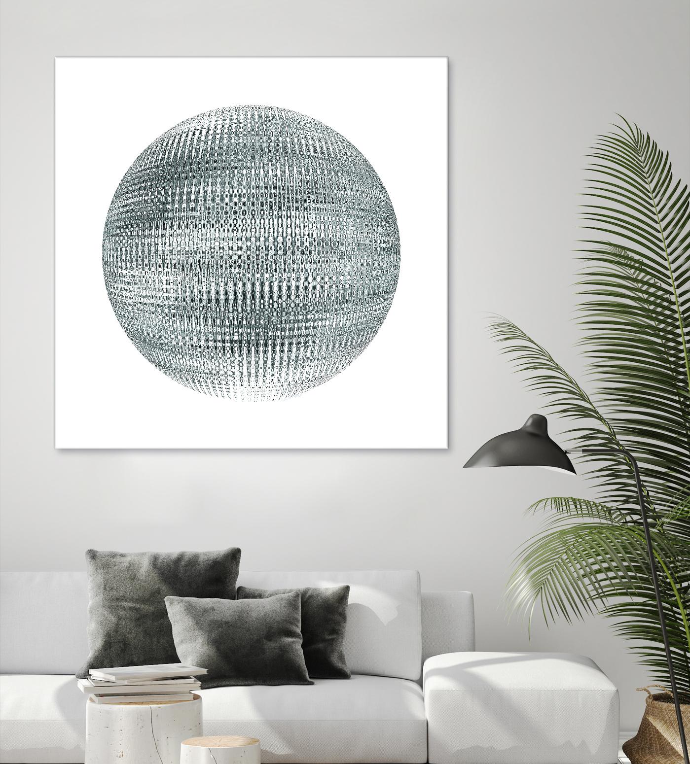ORB - fond blanc by Celine Cimon on GIANT ART - white abstract canadian artist