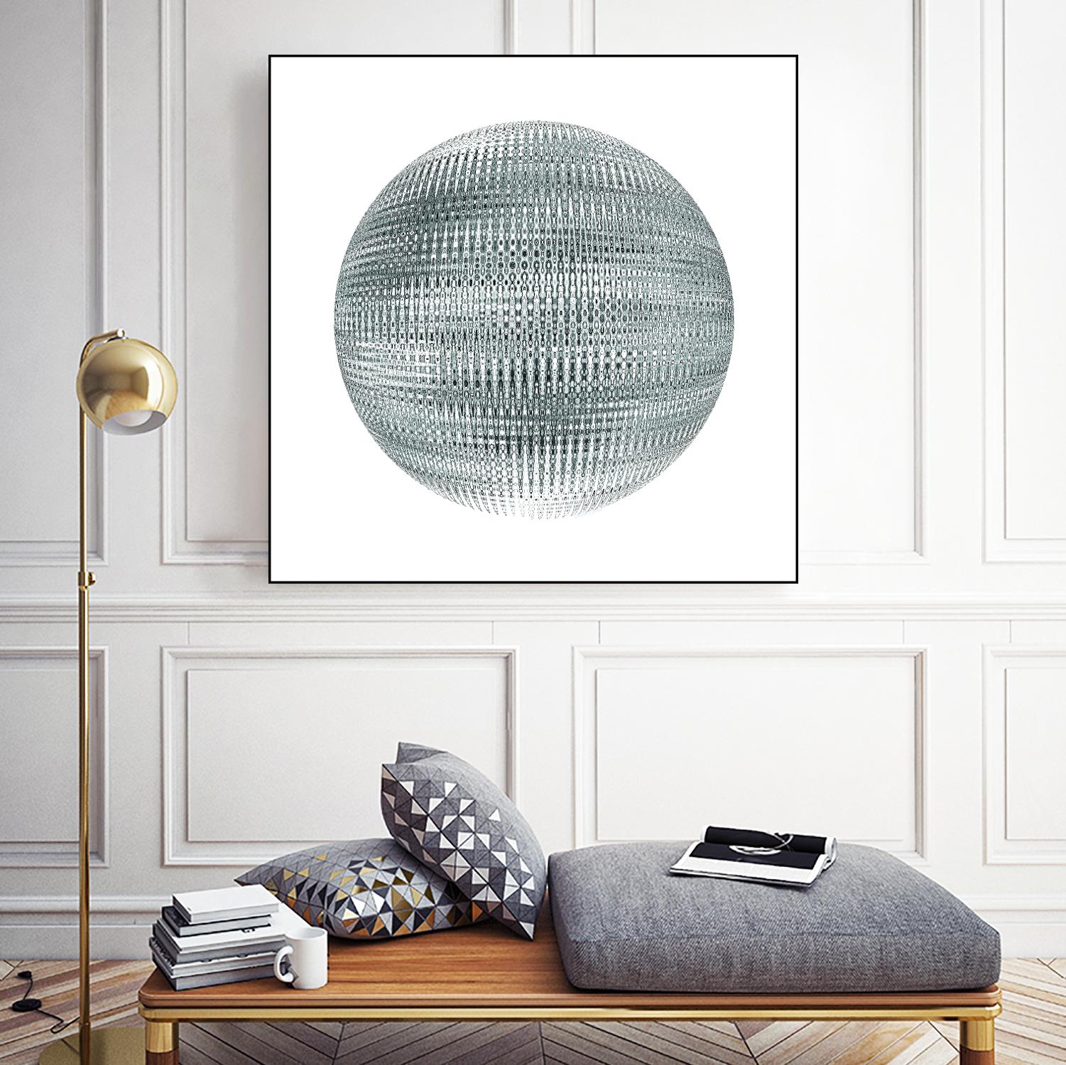 ORB - fond blanc by Celine Cimon on GIANT ART - white abstract canadian artist