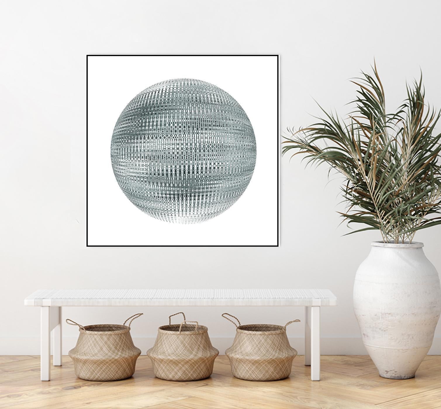 ORB - fond blanc by Celine Cimon on GIANT ART - white abstract canadian artist