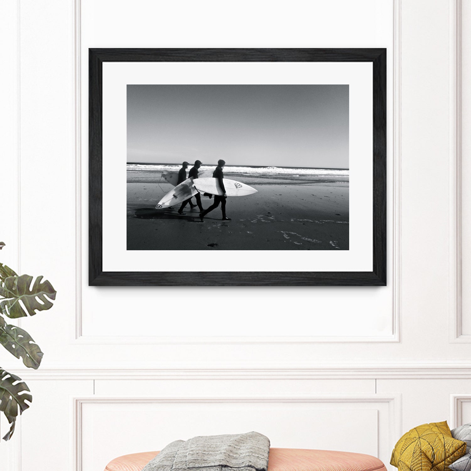 Surfers III by Pauline Aubut on GIANT ART - white coastal sand