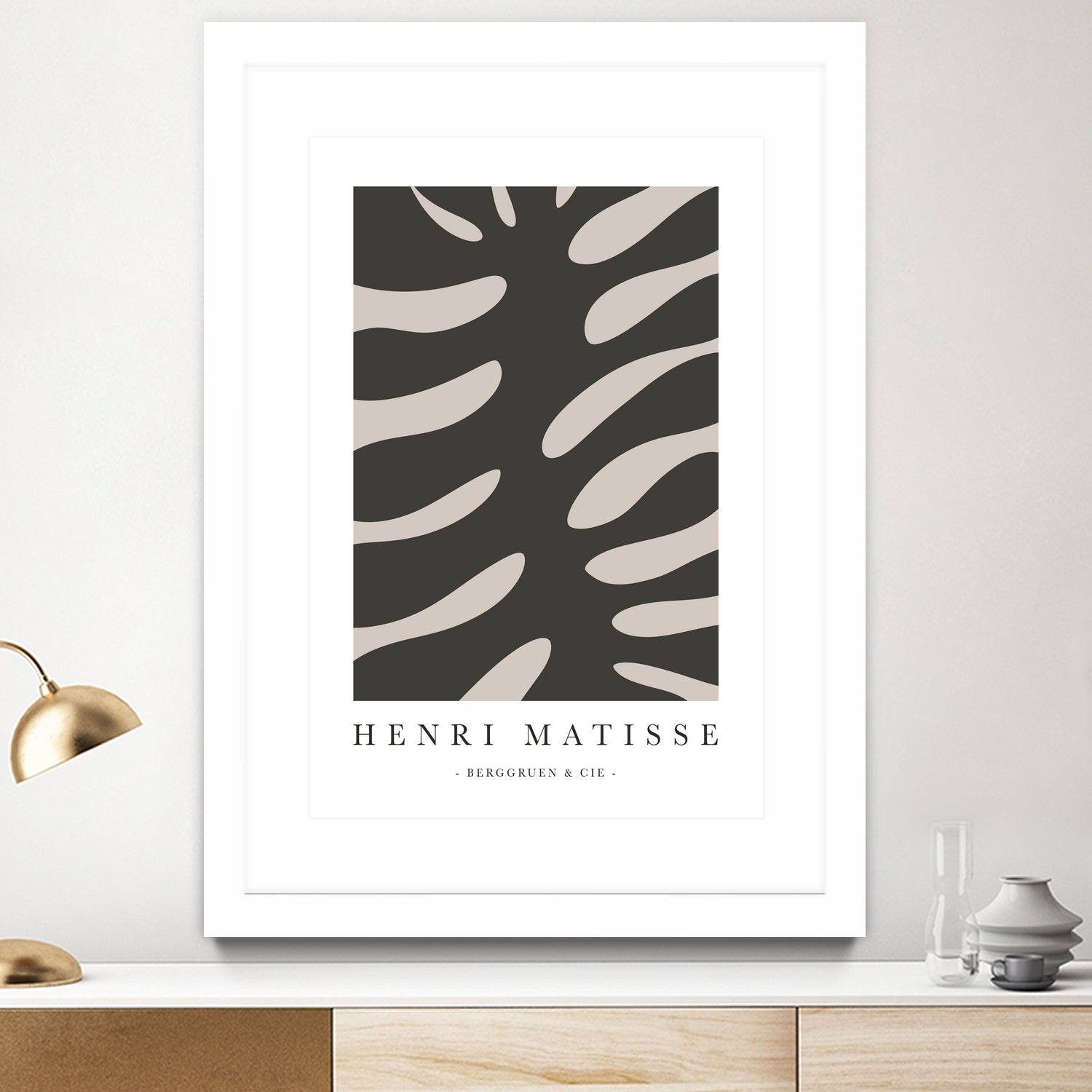 Inspiration II by M Studio on GIANT ART - beige