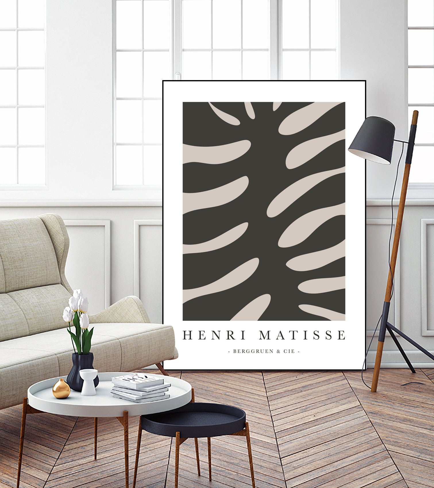 Inspiration II by M Studio on GIANT ART - beige