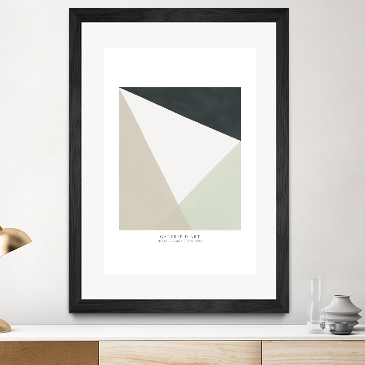 Art Graphique I by M Studio on GIANT ART - beige scandinavian