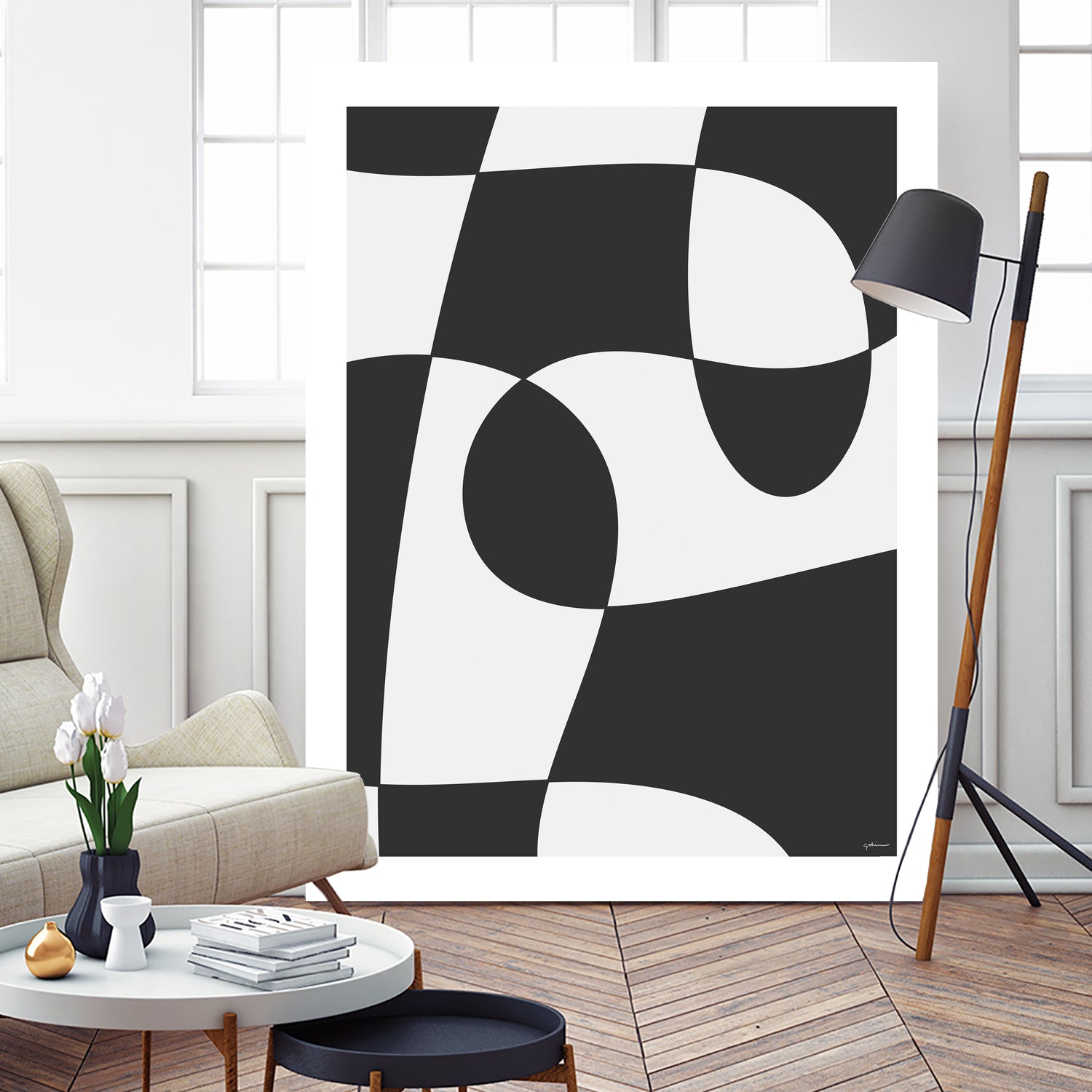 Forms of Art IV by M Studio on GIANT ART - black and white