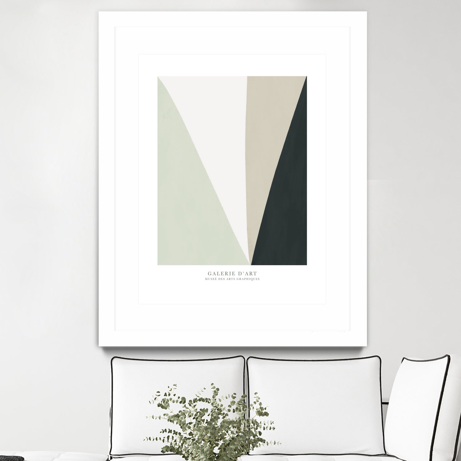 Art Graphique II by M studio on GIANT ART - beige scandinavian