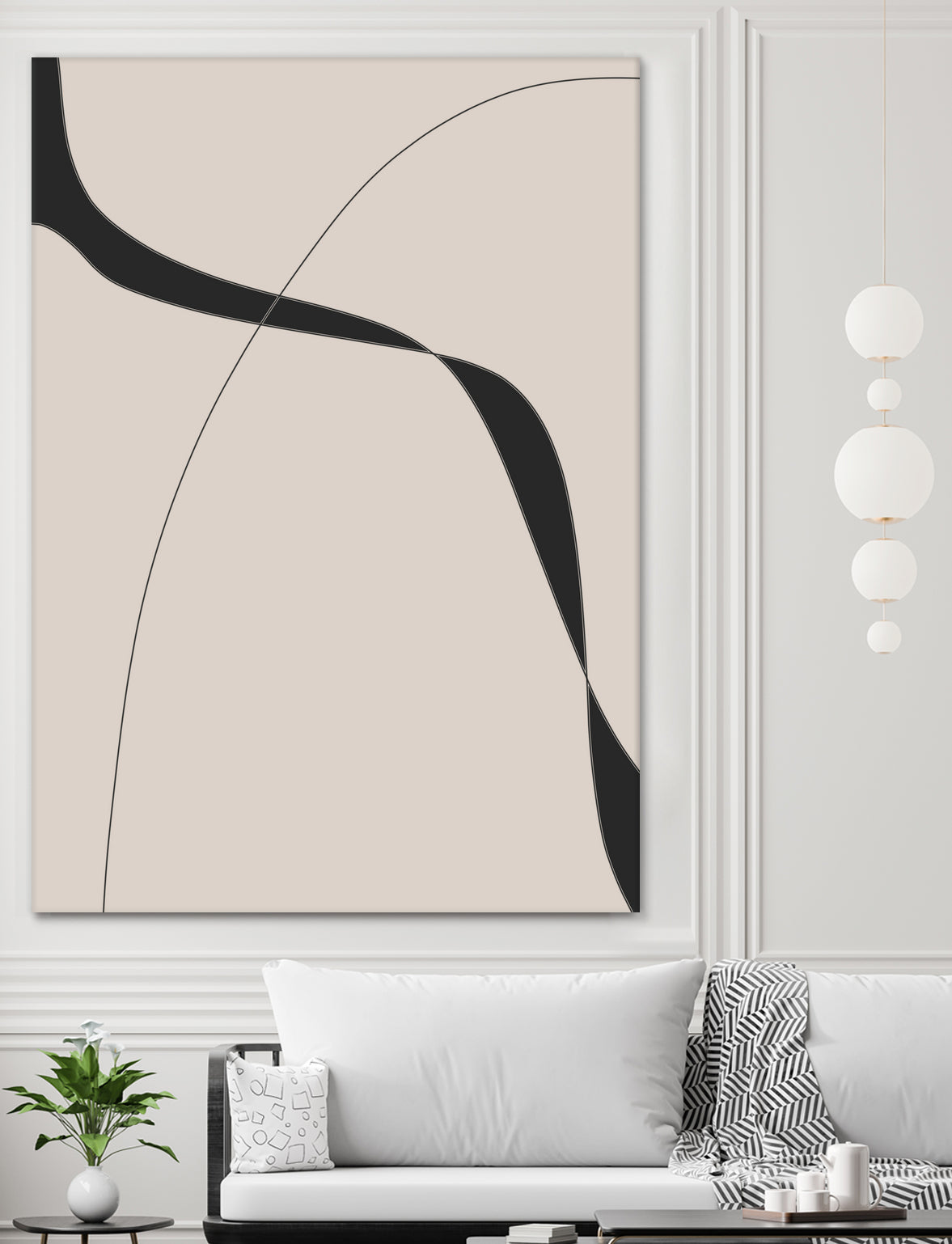 Black Shapes II by Clicart Studio on GIANT ART