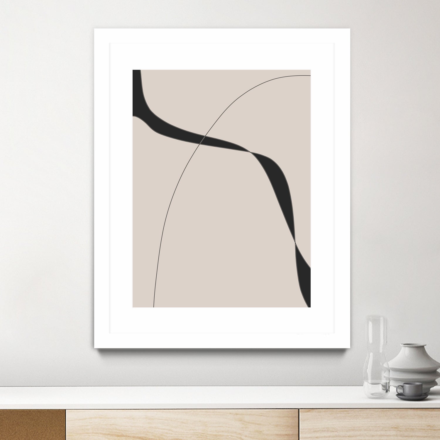 Black Shapes II by M Studio on GIANT ART