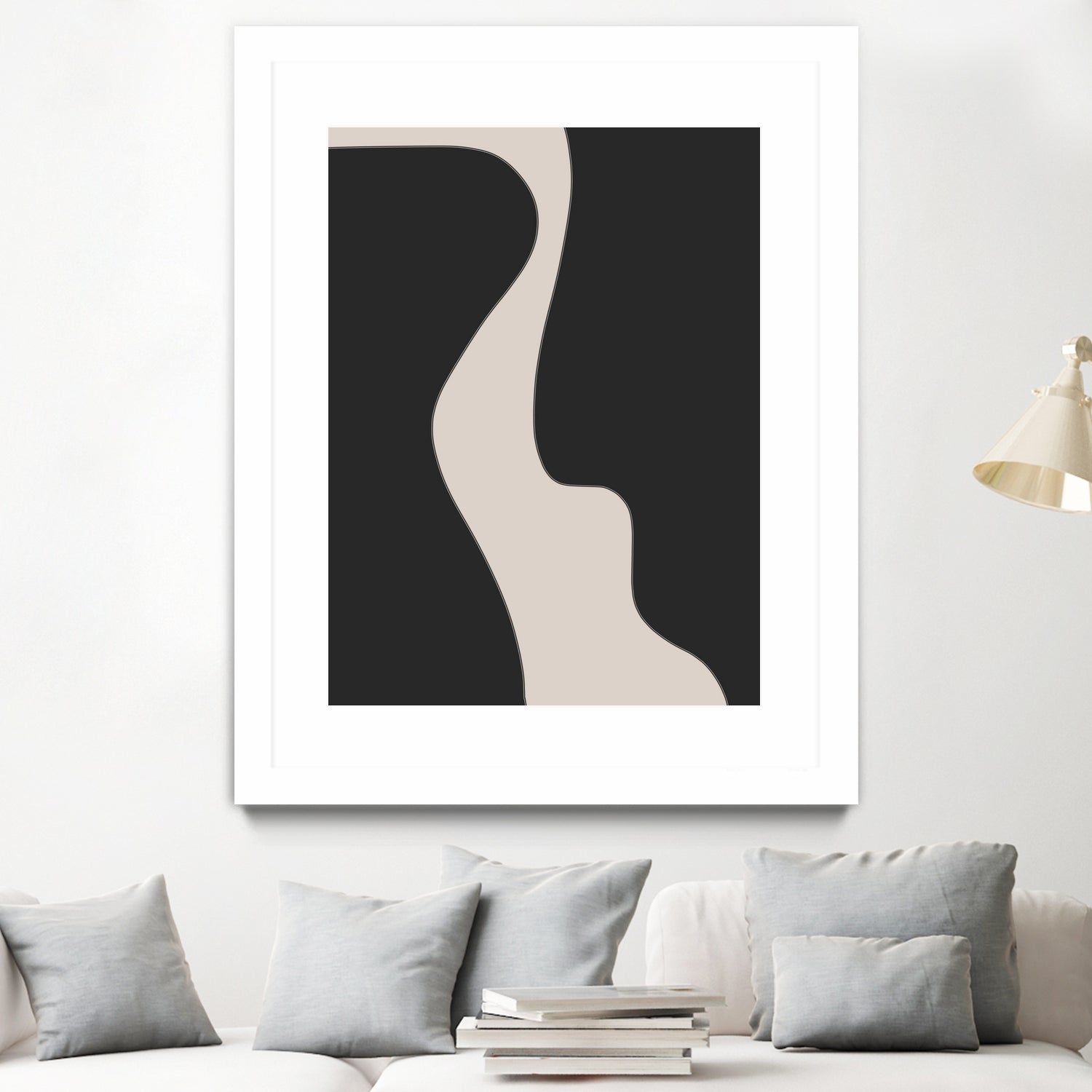 Black Shapes by M Studio on GIANT ART