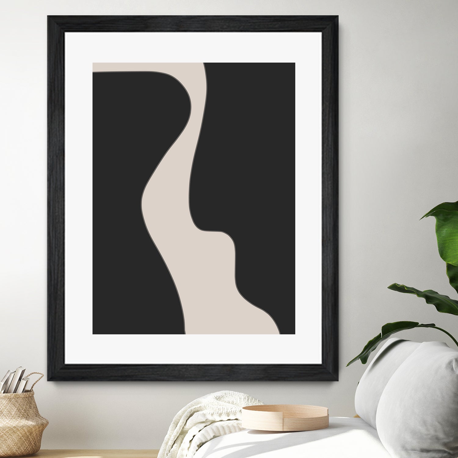 Black Shapes by M Studio on GIANT ART