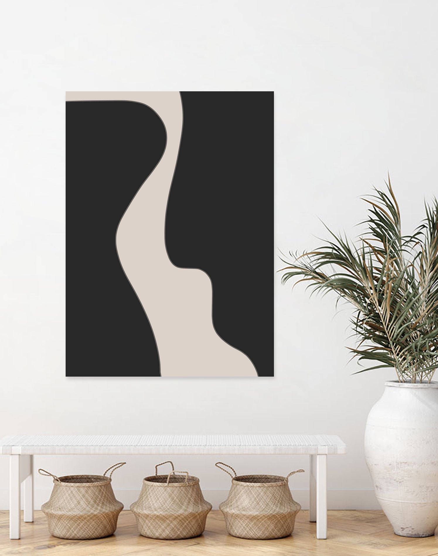 Black Shapes by M Studio on GIANT ART