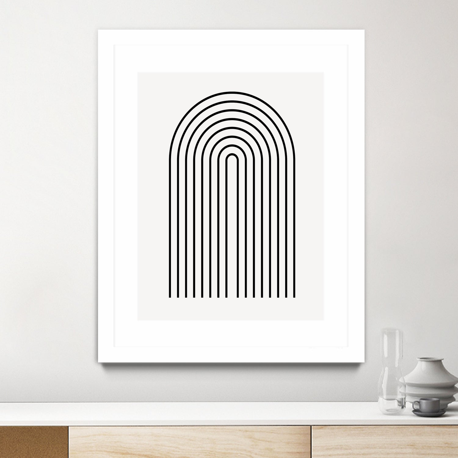 Modern Rainbow by M Studio on GIANT ART