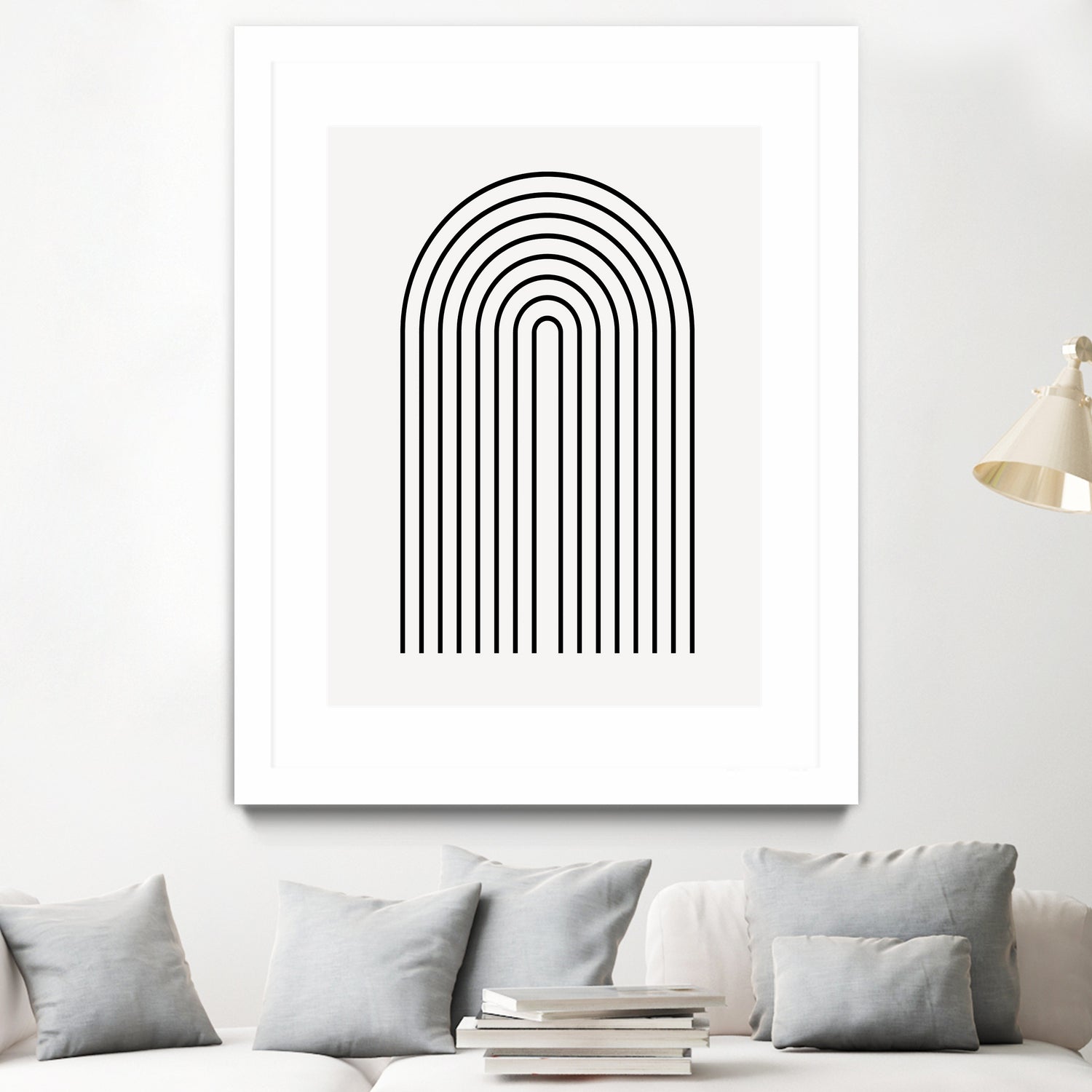 Modern Rainbow by M Studio on GIANT ART