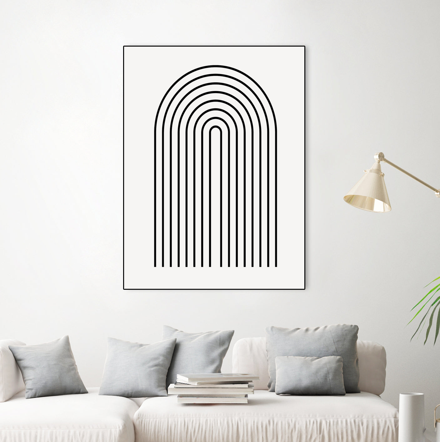 Modern Rainbow by Clicart Studio on GIANT ART